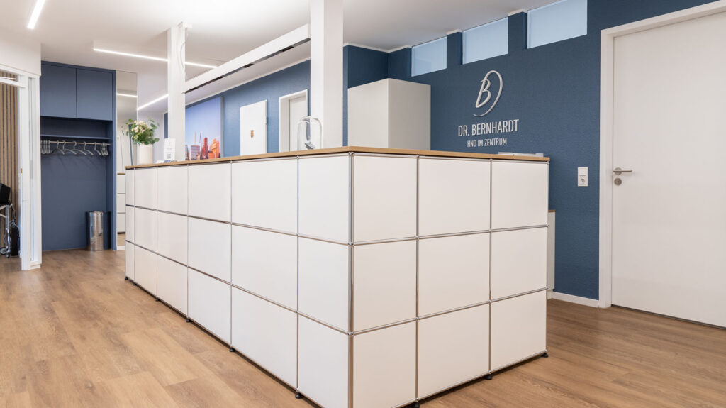 Referenzprojekt projekt k Praxis Umbau Empfang USM Haller Münster